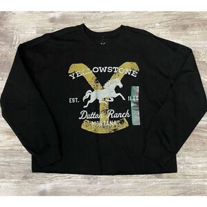Yellowstone Dutton Ranch Womens Sweatshirt Sz Med